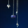 Ear Cuff Pumpkin Silver - Purple Matte Ear Cuff Pumpkin Silver - Purple Matte