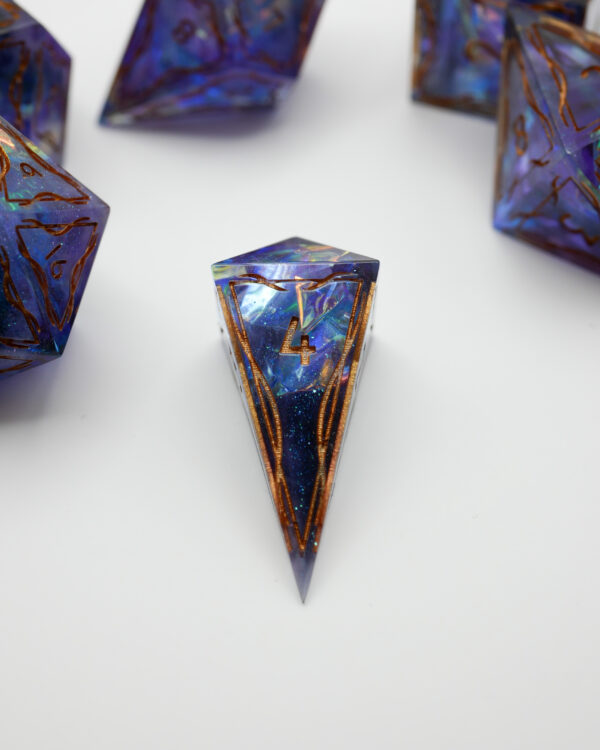 Elven Dice - Stormy Dewdrop