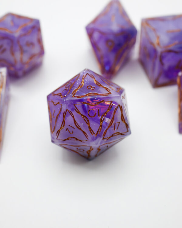 Elven Dice Set - Lavender Sprite (3) Elven Dice - Lavender Sprite