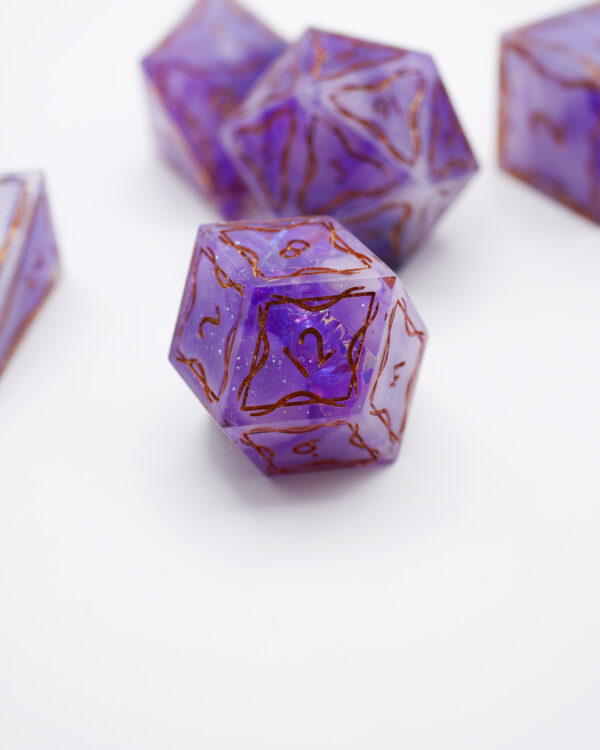 Elven Dice Set - Lavender Sprite (4) Elven Dice - Lavender Sprite