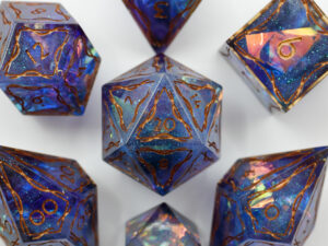 Elven Dice - Stormy Dewdrop