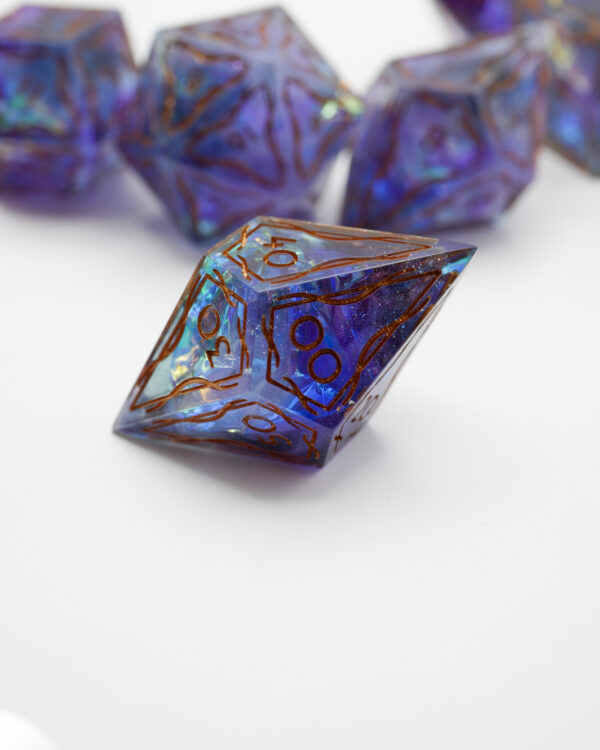 Elven Dice - Stormy Dewdrop