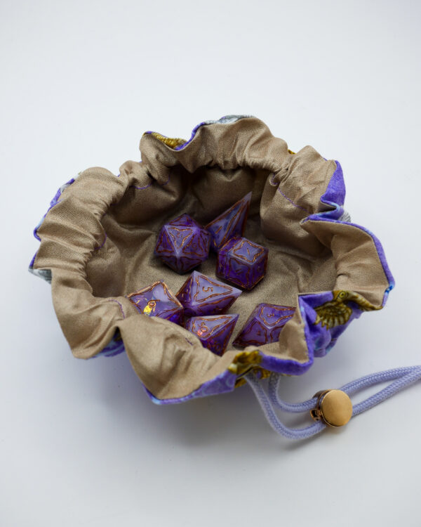 Purple Owls - Dice Bag S
