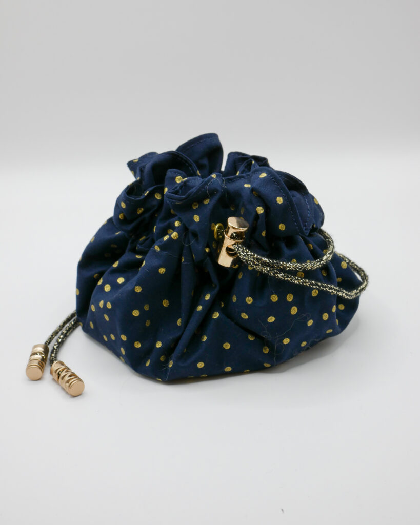 Dots + Blue - Dice Bag L