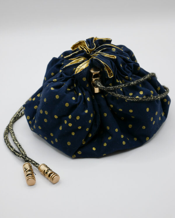 Dots + Gold - Dice Bag L