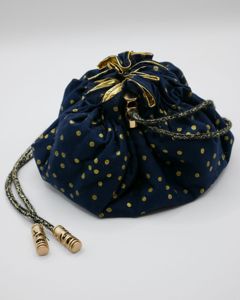 Dots + Gold - Dice Bag L