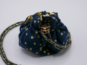 Dots + Gold - Dice Bag S