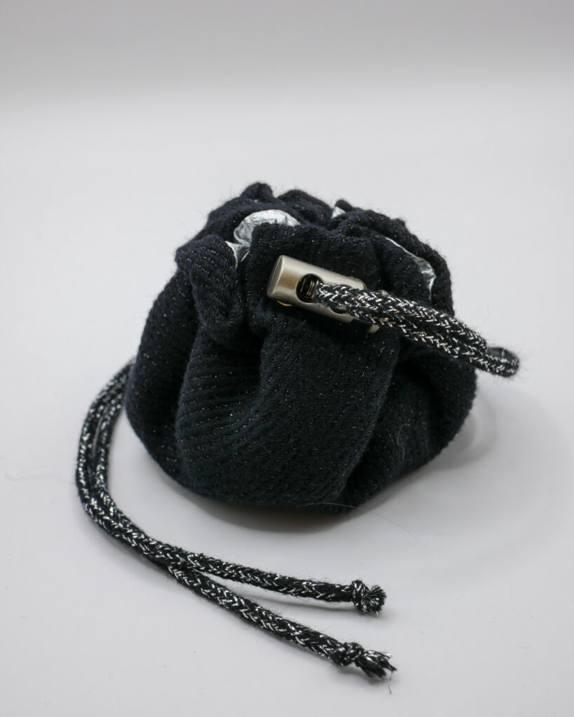 Glitter Black - Dice Bag S