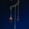Ear Cuff D10 KC Gold - Gold Red