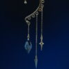 JUL-D10-09 Ear Cuff D10 KC Gold - Stormy Ear Cuff D10 KC Gold - Stormy