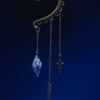 Ear Cuff D10 Bronze - Blue