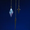 Ear Cuff D10 Bronze - Blue Pink