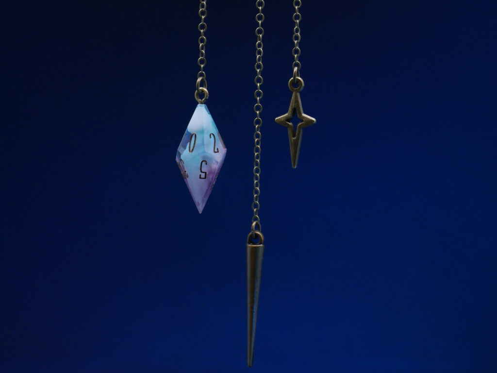Ear Cuff D10 Bronze - Blue Pink