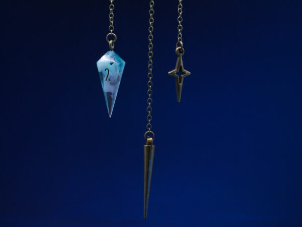 Ear Cuff D4 Bronze - Blue Pink