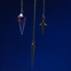Ear Cuff D4 Bronze - Blue Red