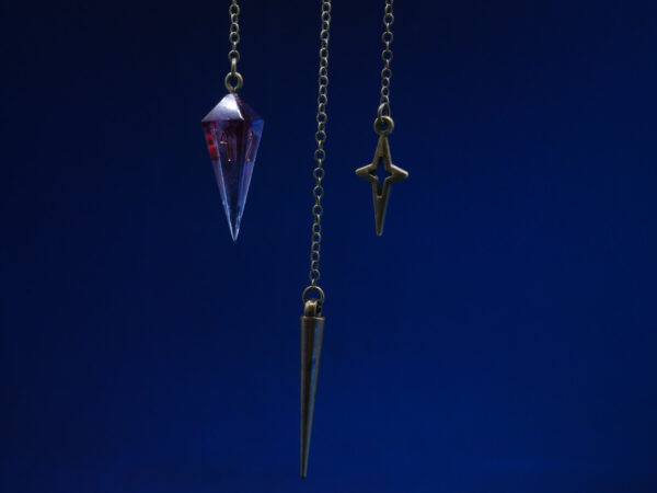 Ear Cuff D4 Bronze - Blue Red