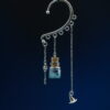 Ear Cuff Potion Silver - Stormy Blue