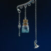Ear Cuff Potion Silver - Stormy Blue
