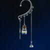 Ear Cuff Potion Silver - Cream Blue