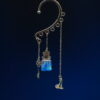 JUL-POT-05 Ear Cuff Potion KC Gold - Blue Ear Cuff Potion KC Gold - Blue