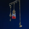JUL-POT-06 Ear Cuff Potion KC Gold - Red (2) Ear Cuff Potion KC Gold - Red