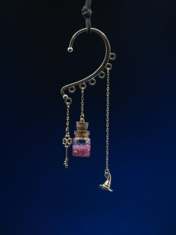 Ear Cuff Potion KC Gold - Glitter Red