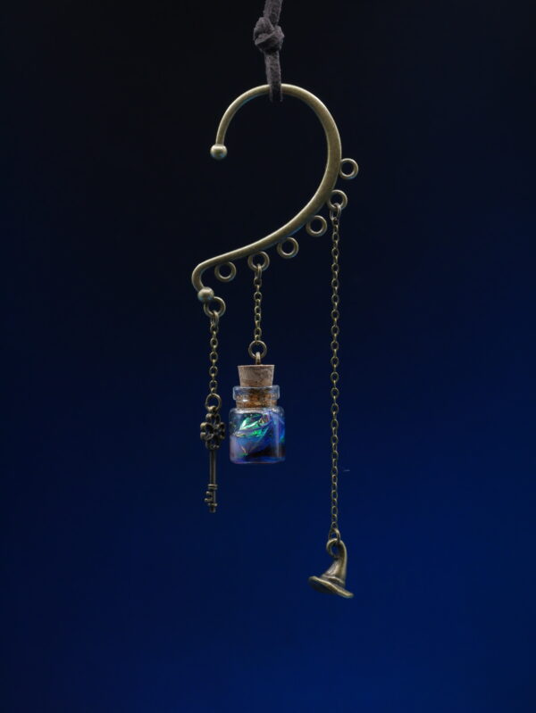 Ear Cuff Potion Bronze - Orange Blue