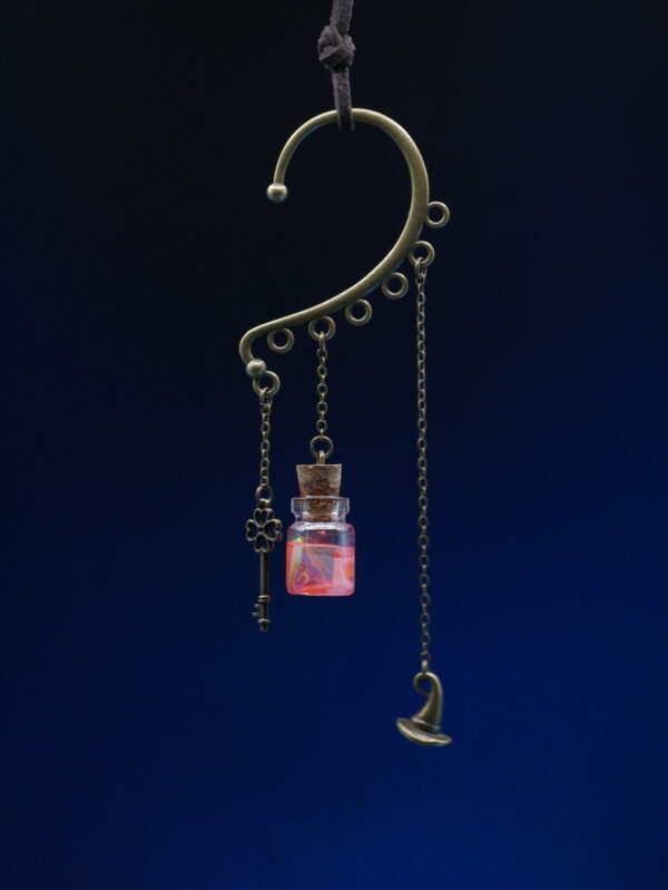 JUL-POT-09 Ear Cuff Potion Bronze - Orange Ear Cuff Potion Bronze - Orange