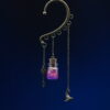 Ear Cuff Potion Bronze - Purple Pink