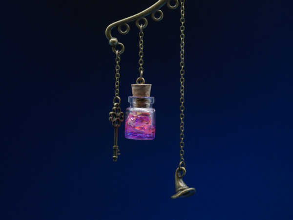 Ear Cuff Potion Bronze - Purple Pink